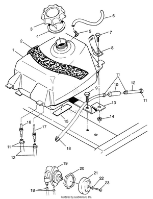 Fuel Tank Xplorer 400l W969140 (4935983598a013) Schematic