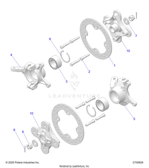 Suspension, Rear Carrier And Hub - Z25nmf99a4/a5/b4/b5 (c750835) Schematic