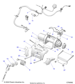 Chassis, Winch - Z25nmf99a4/a5/a5/b5 (c750582) Schematic