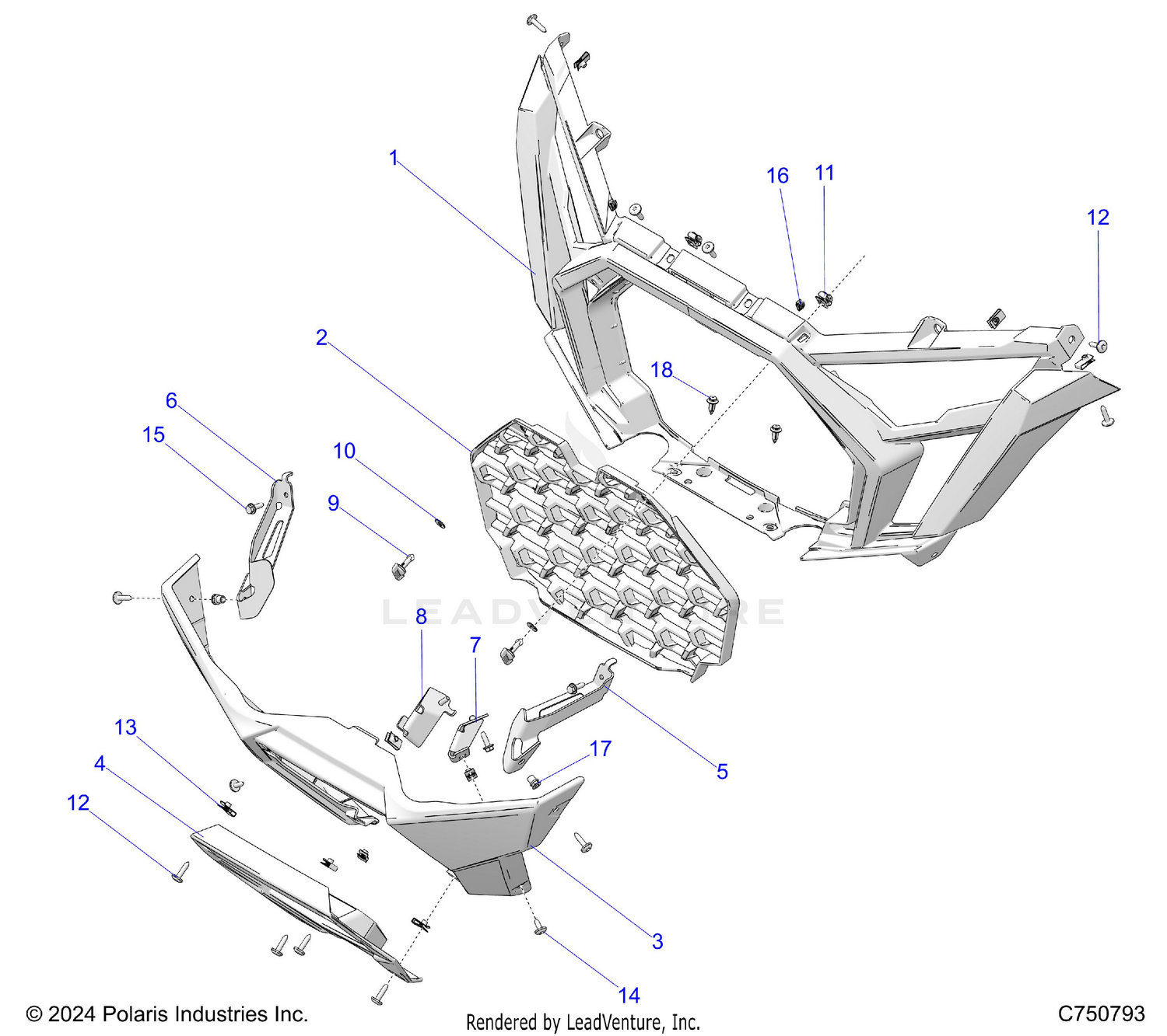 BODY, FRONT BUMPER - Z26XPD92AN/BN/AH/BH (C750793)