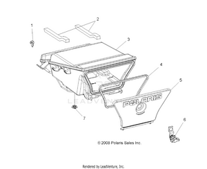 Body, Rear Storage Box - A14mb46th (49atvstoragerr09sp500) Schematic