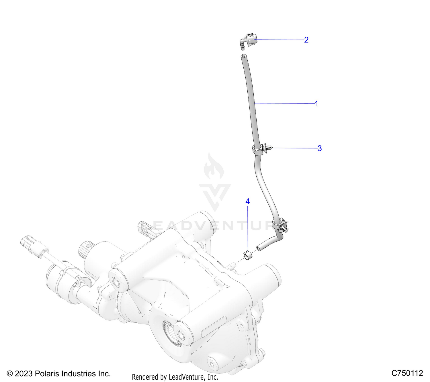 DRIVE TRAIN, GEARCASE, FRONT, VENTING - Z26RPP2KBL0112)