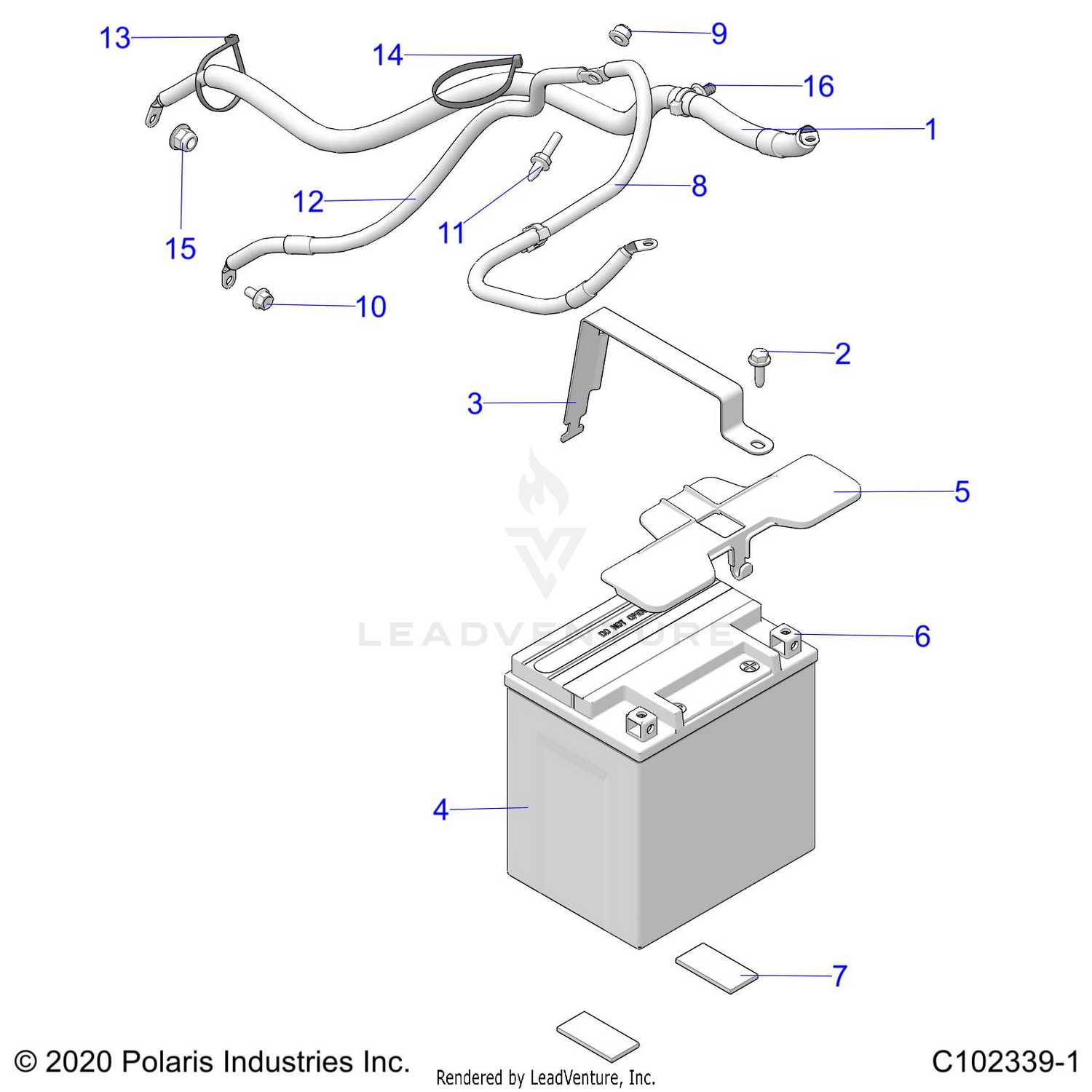 ELECTRICAL, BATTERY - A26SLZ95AF (C102339-1)