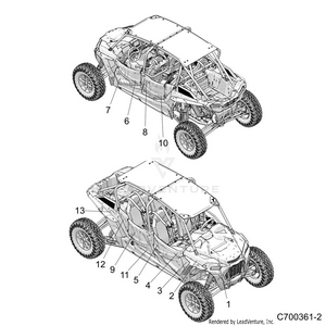 Body, Decals Graphics - Z19vpl92ak/bk/ar/br/am/bm (c700361-2) Schematic