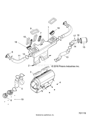 Body, Hvac Ducting - R17rtu99av/bv (701119) Schematic