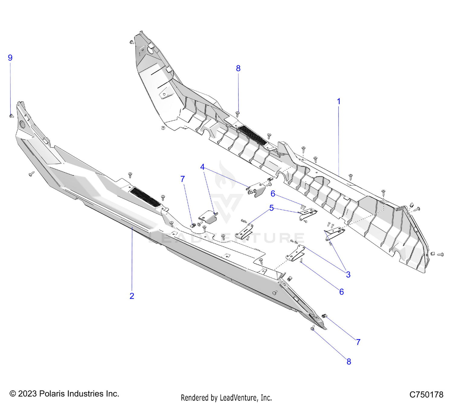 BODY, ROCKERS - Z26S4D92AN/AH/BN/BH (C750178)