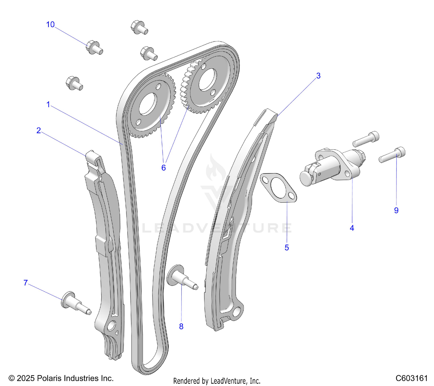 ENGINE, CAMCHAIN, SPROCKETS AND TENSIONER - S26AJE9FSL/AJN9FSL/FSM (C603161)