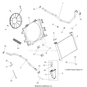Engine, Cooling System - A10tn55al/ax (49atvcool10spx2550) Schematic