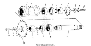 Center Tightener Assembly 6x6 300 W948730 (4926792679c001) Schematic