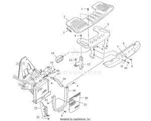Front Rack And Bumper Mounting - A00ch46ca (4954785478a009) Schematic