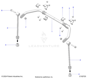 Suspension, Stabilizer Bar - A25slz95af (c102725) Schematic