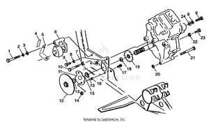 Gearcase/brake And Chain Cover Mounting Xpress 300 W98ca28c (4945364536c002) Schematic