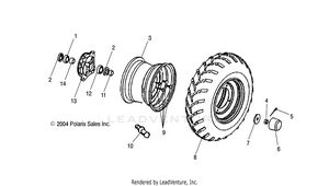 Wheel, Front - A06fa09ca/cb/cc (4995069506b08) Schematic