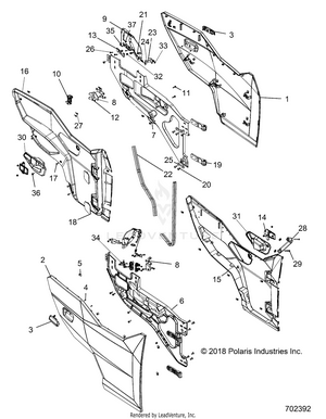 Body, Doors, Front - R19rhe99nd (702392) Schematic
