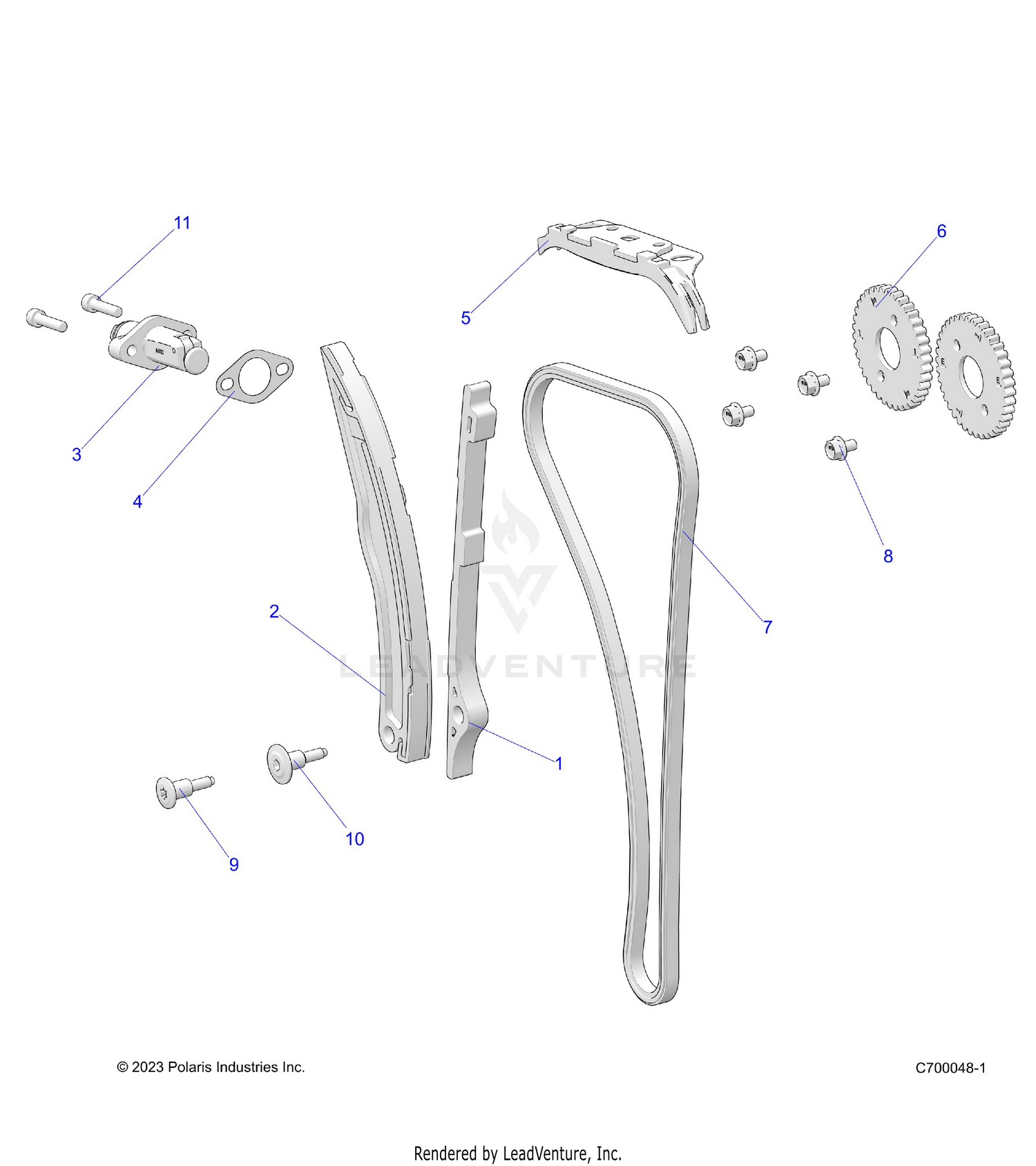 ENGINE, CAM CHAIN & TENSIONER - R26RSE99NH (C700048-1)