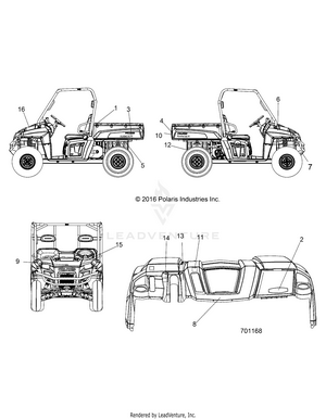 Body, Decals - R17rca57a1/b1/a4/b4 (701168) Schematic