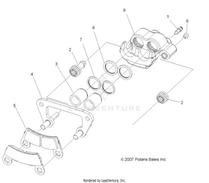 Brakes, Front Caliper - R12vh57ad (49rgrcaliper08vista) Schematic