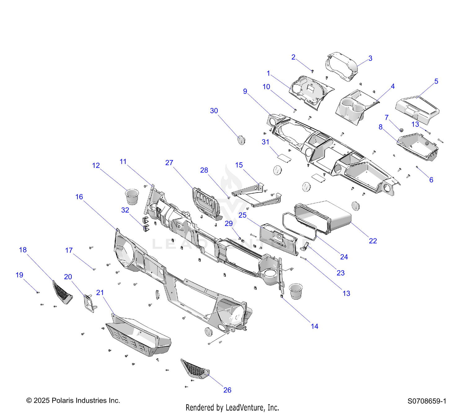 BODY, DASH -  R26RSE99A9/B9/AF/BF/AH/BH/AB/BB/AS/BS  (S0708659-1)