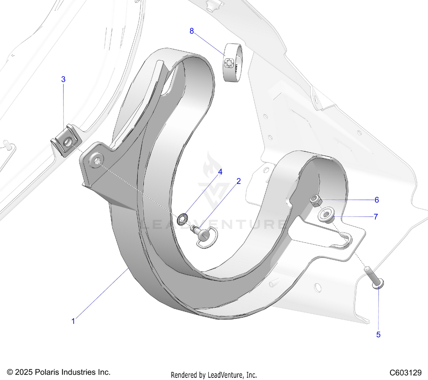 BODY, BELT HOLDER - S26AJE9FSL/AJN9FSL/FSM (C603129)