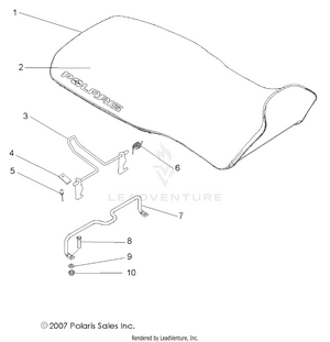 Body, Seat Asm. - A09ca32aa (49atvseat08boss) Schematic