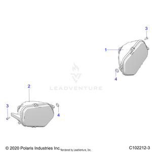 Electrical, Headlights - A21sxn85a4 (c102212-3) Schematic