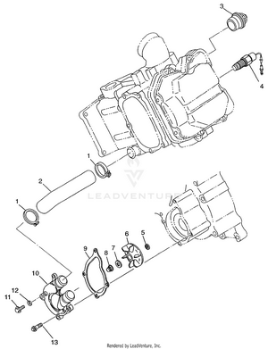 Water Pump Magnum 2x4 W97aa42a (4940704070c012) Schematic