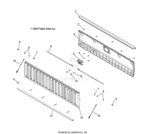 Tailgate - R05rb50aa/rd50aa/ab/ac/ad/rf50aa/ab (4995359535a12) Schematic