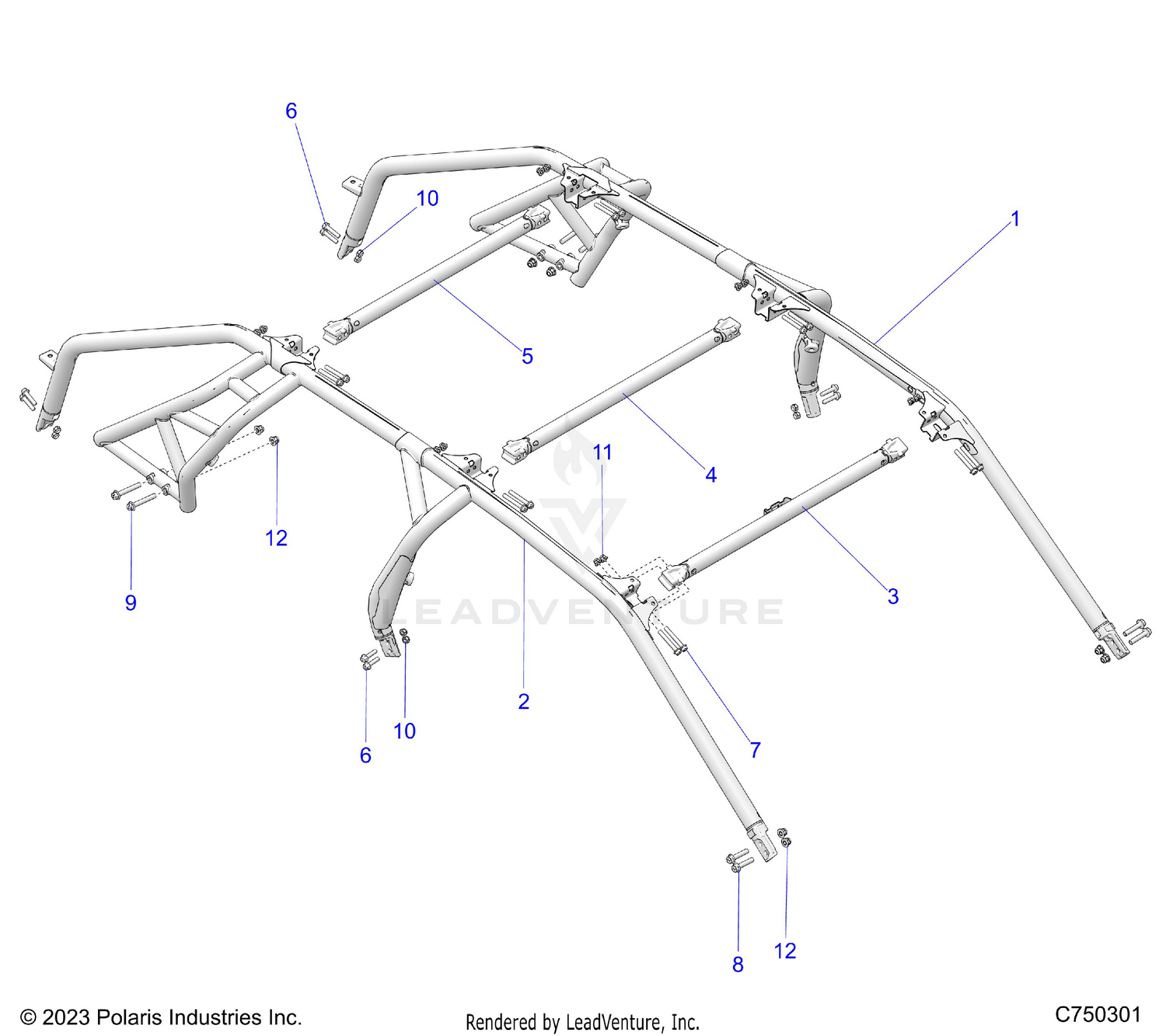 CHASSIS, CAB FRAME - Z26S4D92AN/AH/BN/BH (C750301)