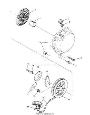 Recoil Starter Scrambler W957840 (4927252725d004) Schematic