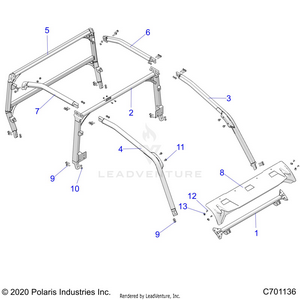 Chassis, Cab Frame - G23gmk99a/99b (c701136) Schematic