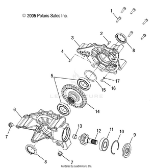 Gearcase, Rear - A07mh68ax/ay/az (4999200229920022d03) Schematic