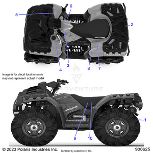 Body, Decals General - A24sxn85a4 (900625) Schematic