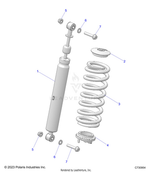 Suspension, Front Shock Mounting - R25xaw1rb9/bd/bm (c730954) Schematic