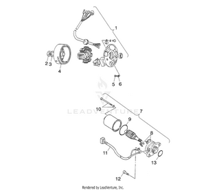 Generator/starting Motor - A02fa09ca/cb/cc (4970887088c02) Schematic
