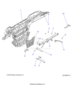Body, Rear Bumper - Z25nmf99a4/a5/b4/b5 (c0705025-13) Schematic