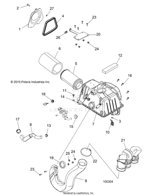 Engine, Air Intake - A19sxn85a8 [100304] Schematic