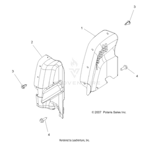 Body, Mud Guards - A09lh46aq/ax/az (49atvmudguard08sp400) Schematic