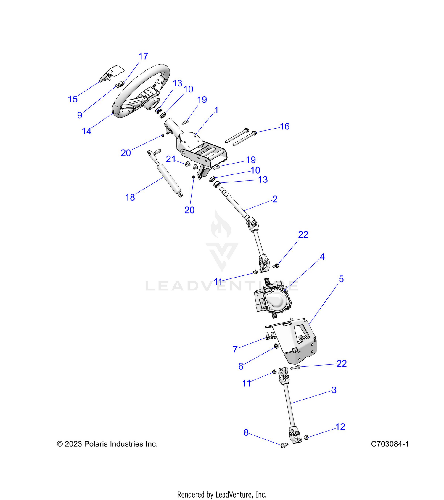 STEERING, STEERING ASM. - Z26NES99A4/B4/A6/B6 (C703084-1)