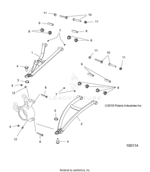 Suspension, Front A-arms - A19sxn85a8 [100114] Schematic