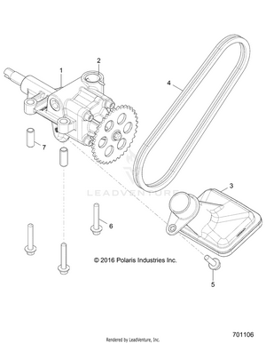 Engine, Oil Pump - R18rve99nx (701106) Schematic