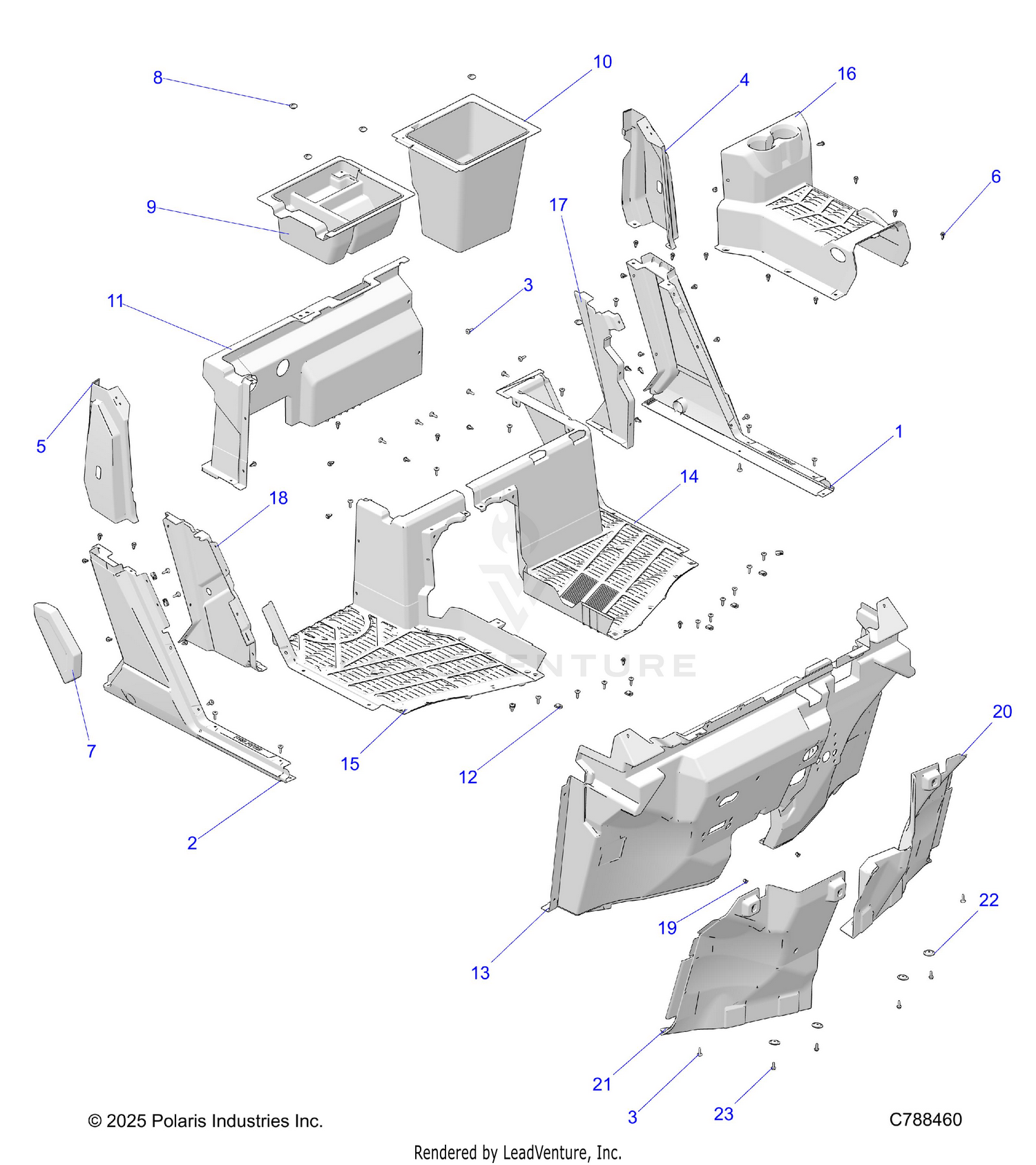 BODY, FRONT FLOOR & ROCKERS - R26RSF99AL (C788460)