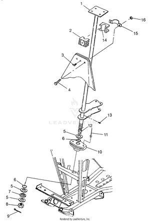Steering Post  Sportsman 500 W97ch50a (4939993999b013) Schematic