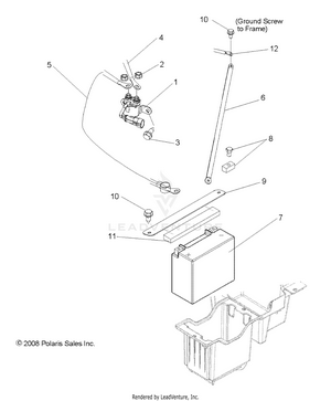 Electrical, Battery - R10vh76 All Options/vy76az (49rgrbattery09rzr) Schematic