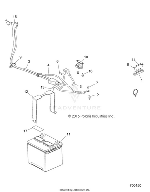 Electrical, Battery - R15rte87fa (700150) Schematic