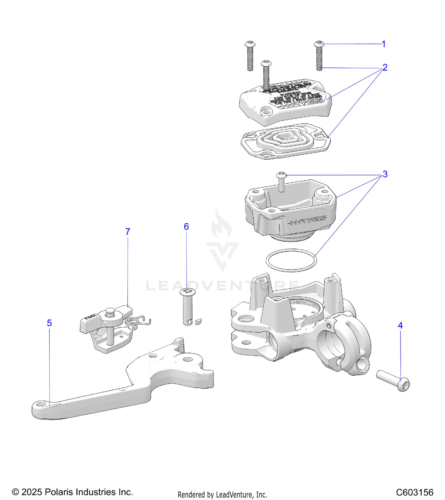 BRAKES, MASTER CYLINDER ASM. - S26AJE9FSL/AJN9FSL/FSM (C603124)