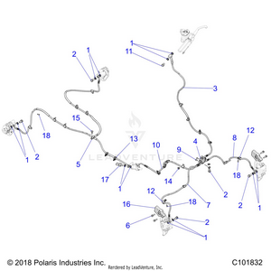 Brakes, Brake Lines - A25slz95af (c101832) Schematic
