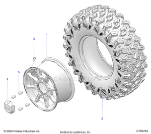 Wheels, Rear - Z25x4e92a4/b4 (c750761) Schematic