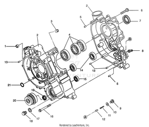 Crankcase Magnum 6x6 W968744 And Magnum 6x6 Swedish S968744 (4936073607d007) Schematic