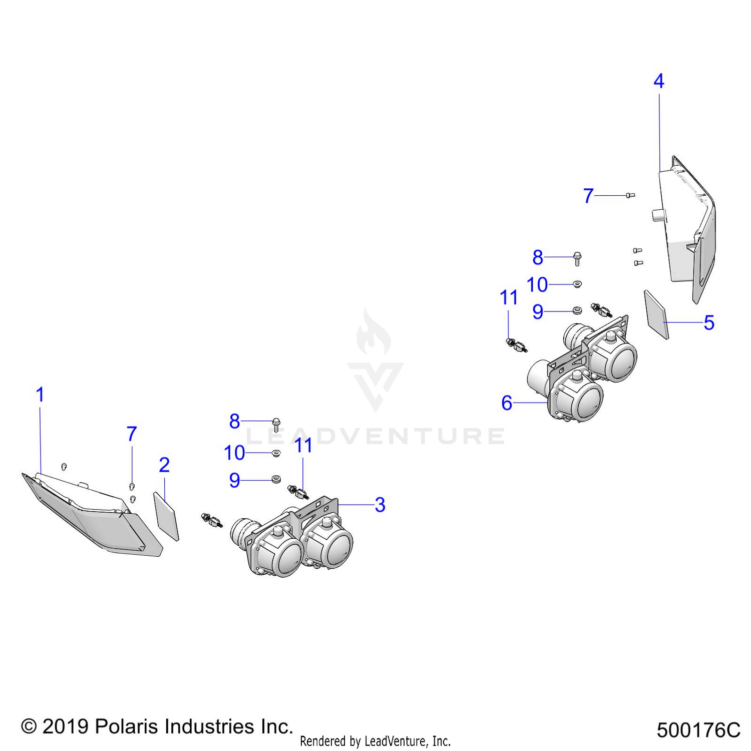 ELECTRICAL, FORWARD LIGHTING (CANADA) - T21AAPHDC/RHBC CANADA ONLY (500176C)