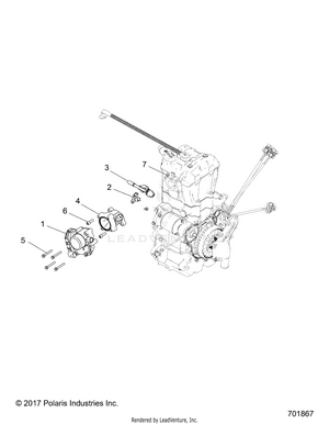 Engine, Throttle Body And Fuel Rail - R20cca57a1/a7/b1/b7 (701867) Schematic